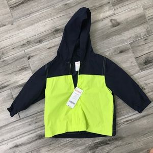 Gymboree boys rain jacket 12-24m tag attached